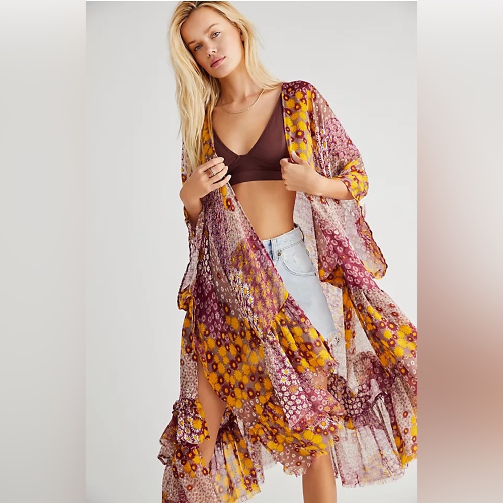 Kimono à volants sweet emotion | Free People FR